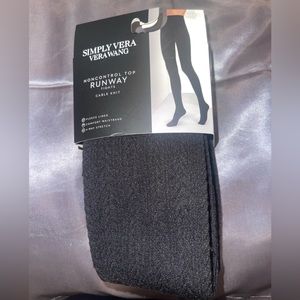 ❤️‍🔥4/$25! 
! 
Vera Wang Tights Black
